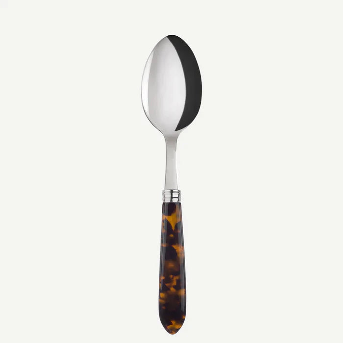 Tortoise/ Soup Spoon / Faux Tortoise