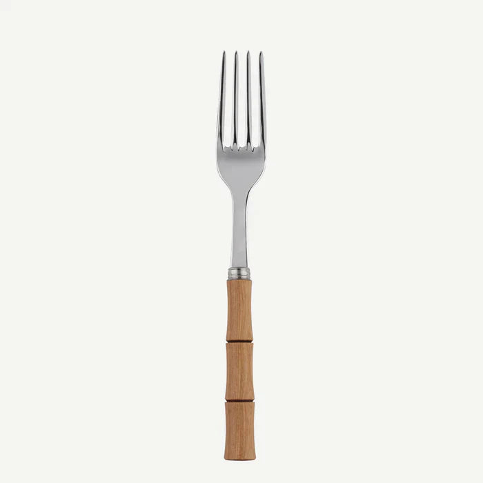 Bamboo / Salad Fork / Light press wood