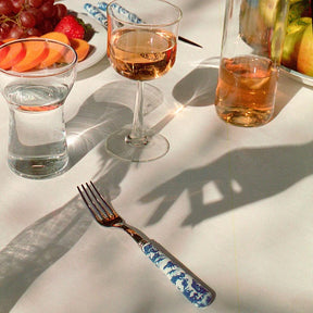 Toile de jouy / Dinner Fork/ Blue