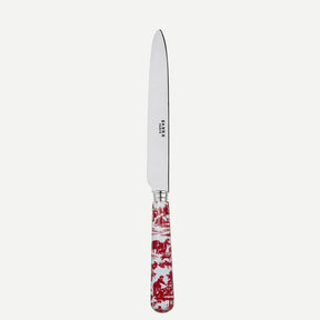 Toile de jouy / Dinner Knife / Red