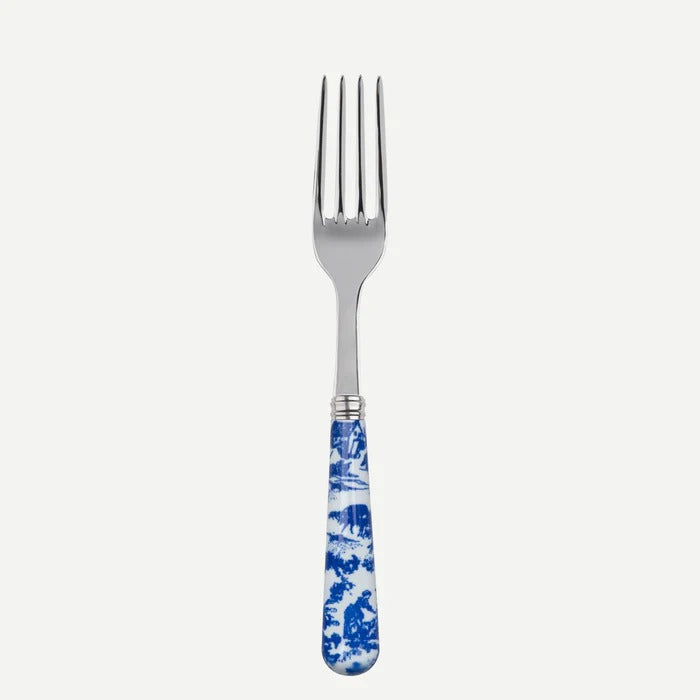 Toile de jouy / Salad Fork / Blue