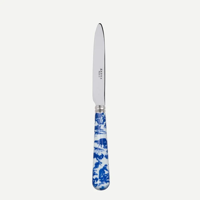 Toile de jouy / Dessert Knife / Blue