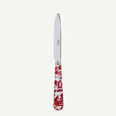 Toile de jouy / Dessert Knife / Red