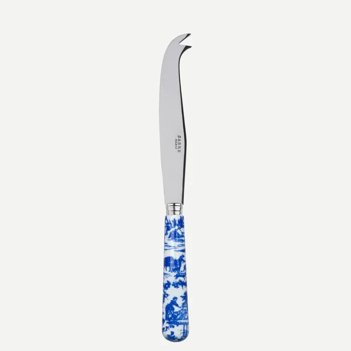 Toile de jouy / Cheese Knife Large / Blue