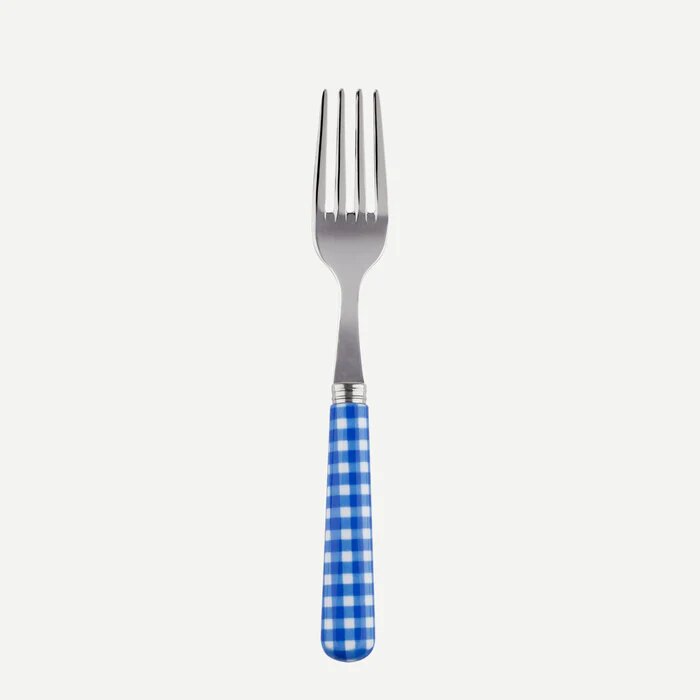 Gingham / Small Fork / Lapis Blue