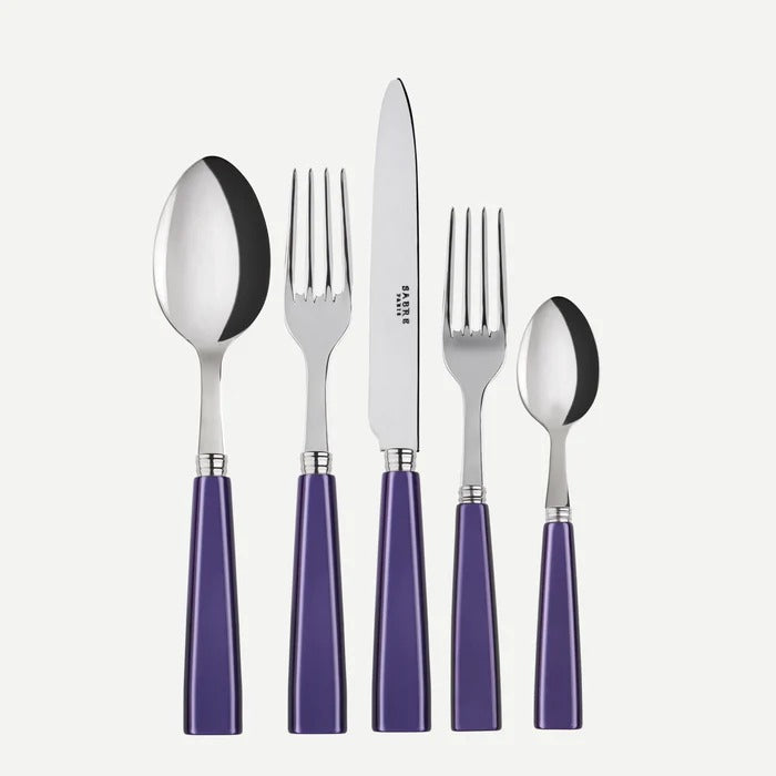 Icône/ 5 pieces cutlery set / Purple