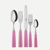 Icône/ 5 pieces cutlery set / Pink