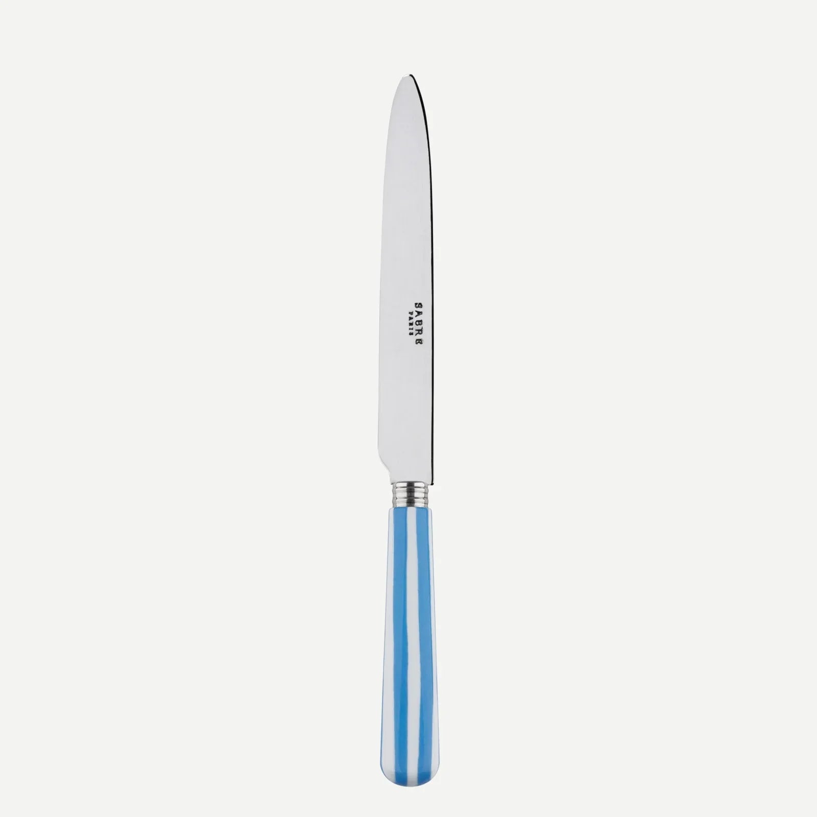 White Stripe / Dinner Knife / Light Blue