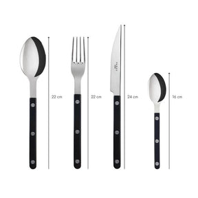 Bistrot Shiny Solid / Teaspoon / Black