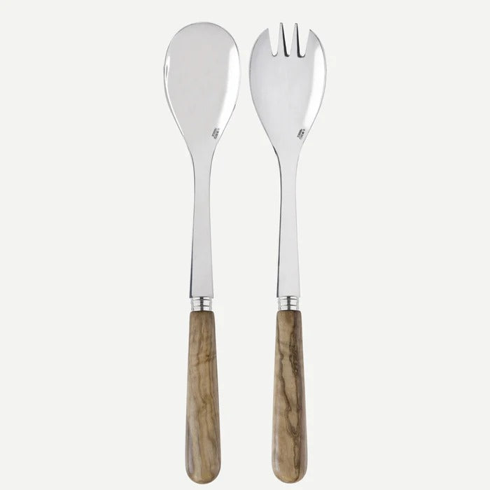 Lavandou / Salad cutlery set / Olive Tree Wood