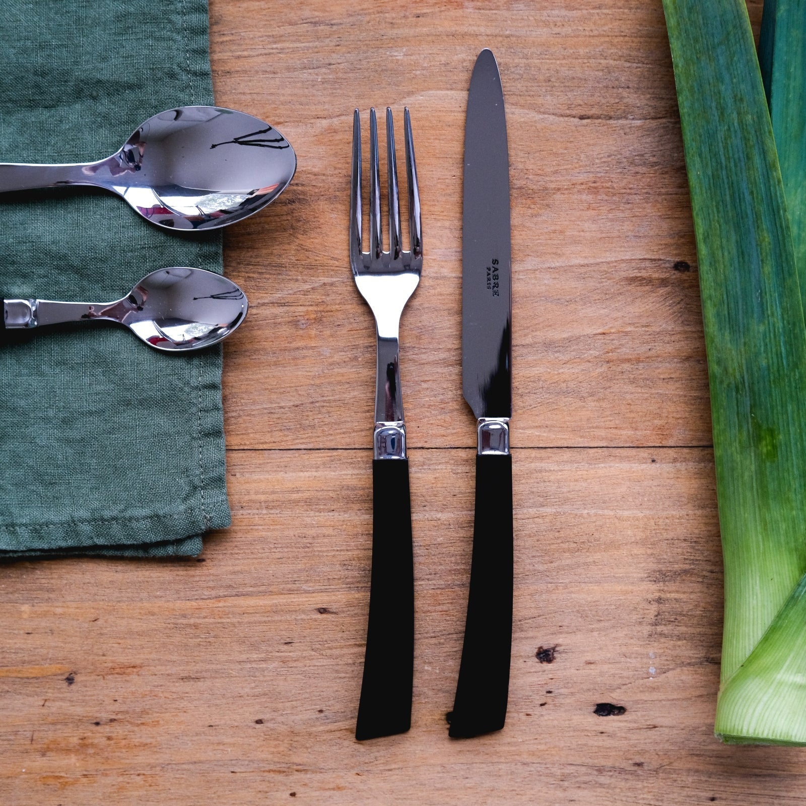 Numero 1 / Dinner Fork / Black Press Wood