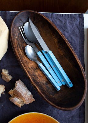 Bistrot Pastel Shiny Solid / 5 pieces cutlery set / Pastel Blue