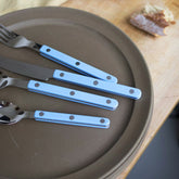 Bistrot Pastel Shiny Solid / 5 pieces cutlery set / Pastel Blue